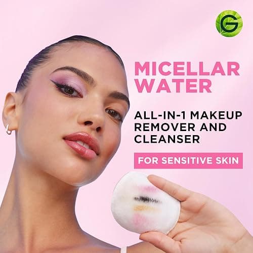 Garnier Micellar Cleansing Water, All-in-One Cleanser & Gentle Makeup Remover, For All Skin Types Including Sensitive. 400ml thumbnail 4