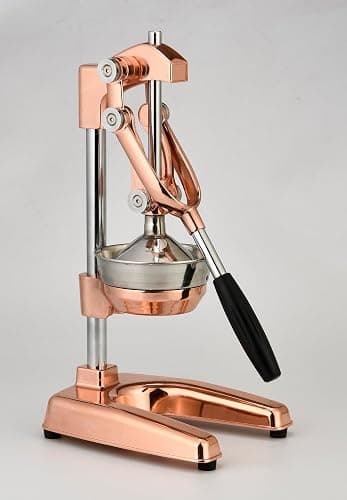 Zulay Professional Citrus Juicer - Premium Manual Citrus Press and Orange Squeezer - Metal Lemon Squeezer - Extra Tall Heavy Duty Manual Orange Juicer and Lime Squeezer Press Stand - Rose Gold thumbnail 3