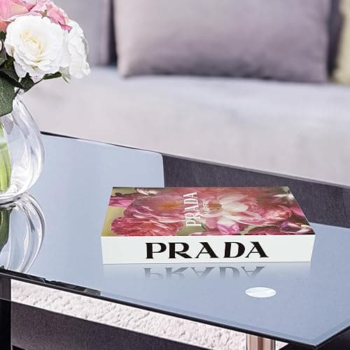 TOP CLADD Coffee Table Decorative Books For Home Decor, Fake Books For Decoration, Aesthetic Bookshelf Decor for Living Room Office Bedroom, 3 Piece. - Orange thumbnail 8
