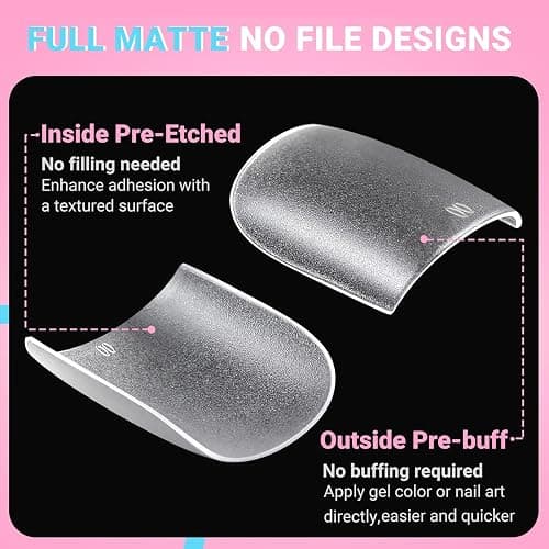 300Pcs Square Toe Nail Tips with Glue,SINOKAME 15 Sizes Wider Long Fake Toenails Matte No File Needed,Clear Press on Toenails Full Cover,Paintable Toe Extension Tips Soak off Home DIY thumbnail 7