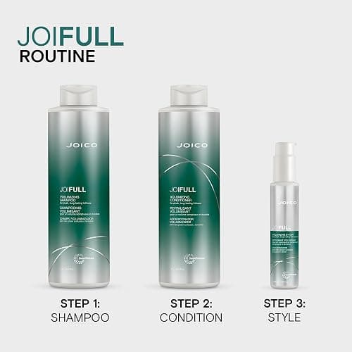 Joico JoiFULL Volumizing Conditioner | For Fine, Thin Hair | Add Instant Body | Long-Lasting Fullness | For Thicker Bouncier Hair | Boost Shine | With Lotus Flower & Bamboo Extract thumbnail 5