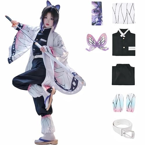 CHENYIZDQ Kocho Cosplay Costume Women Plus Size Kochou Costume Anime Adult Women Gradient Kimono for Halloween Party - Image 1