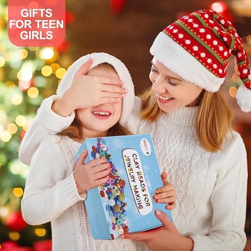 Redtwo 23000Pcs Clay Beads Friendship Bracelet Making Kit | 7 Boxes 144 Colors Beads Set for Friendship Jewelry Making Kit with Pendant Charms, Crafts Gifts for Girls Ages 6-12 Kids thumbnail 8