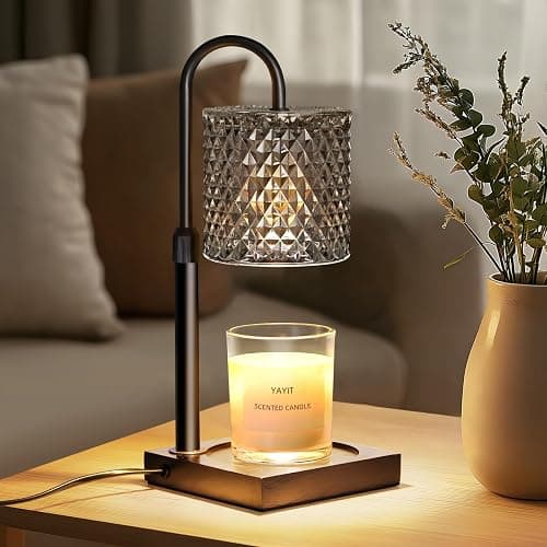 YAYIT Candle Warmer Lamp with Timer Dimmer Adjustable Height, Lamp Candle Warmer for Jar Candles, Home Decor, for Women Birthday - Image 1