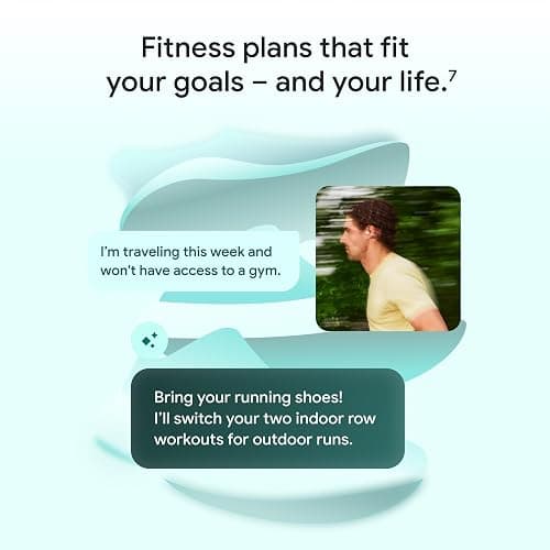 Google Fitbit Charge 6 - Fitness Tracker - Obsidian/Black | Google apps, heart rate on exercise equipment, 3-month Google Health Premium membership included, small and large bands thumbnail 8