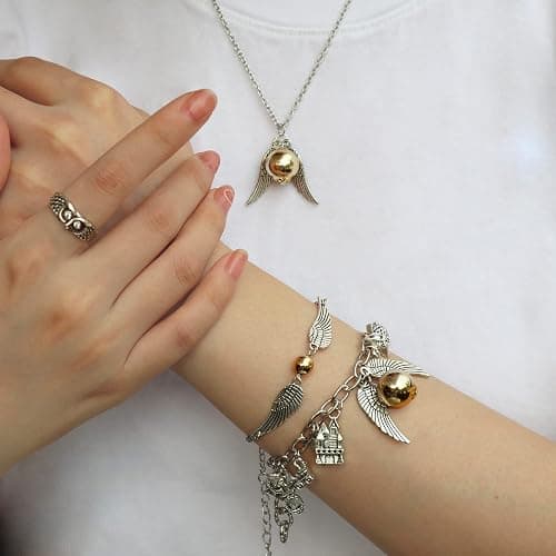 Fancy Space Enchanted Wizard Charm Bracelet for Her – Adjustable Handmade Magic Jewelry – Valentine’s Day & Birthday Gift for Girls, Teens & Women thumbnail 2