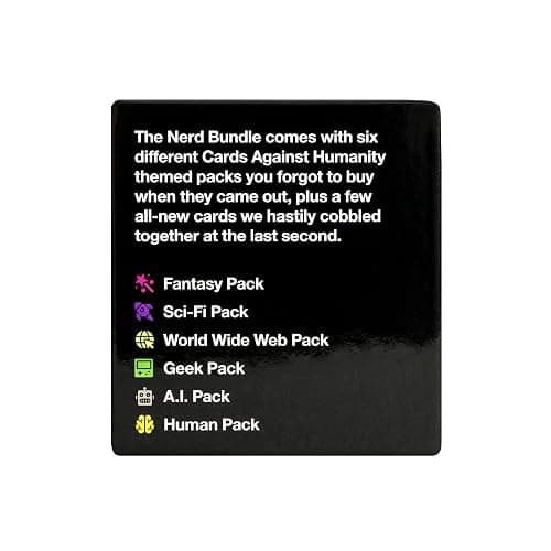 Cards Against Humanity: Nerd Bundle • 6 Nerdy Themed Packs + 10 All-New Cards thumbnail 3