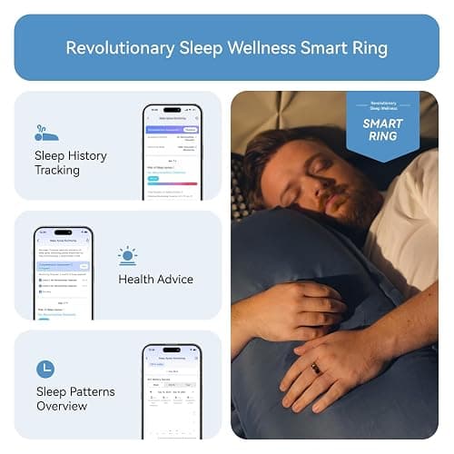 RingConn Gen 2, World’s First Smart Ring with Sleep Apnea Monitoring, No APP Subscription, 12-Day Battery Life, Stress/Heart Rate/Women's Health Tracker, Android & iOS Compatible (Gold, Size 8) thumbnail 4