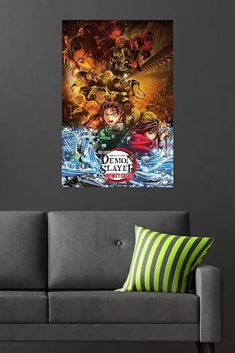Demon Slayer: Infinity Castle (2025) - Group Key Art Wall Poster, 34L" x 22.4W", Unframed Version thumbnail 4