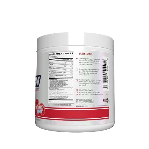EHP Labs OxyShred Pre Workout Powder - Preworkout Powder with L Glutamine & Acetyl L Carnitine, Energy Boost Drink - Raspberry Refresh, 60 Servings thumbnail 9