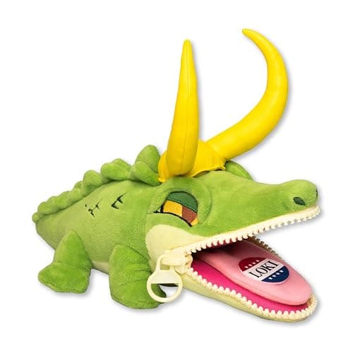 QMx Quantum Mechanix - Marvel - Alligator Loki Zippermouth Plush thumbnail 7