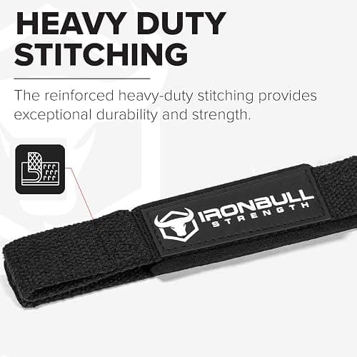 Lifting Wrist Straps for Weightlifting (1 Pair) – Padded Lifting Straps for Deadlifts, Powerlifting, Strength Training & Bodybuilding – Gym Straps for Men & Women thumbnail 4