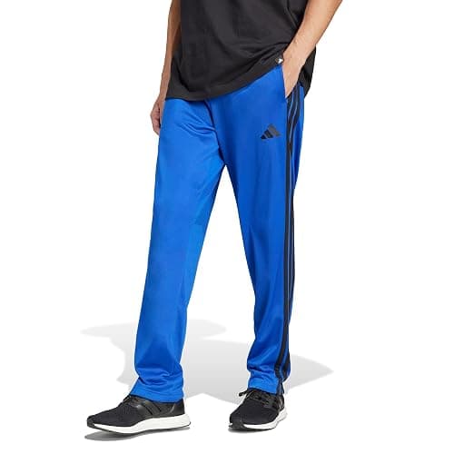 Adidas Mens 3-Stripes Tricot Open Hem Track Pants - Image 1