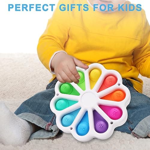 Pop Fidget Sensory Toys for Toddlers 1-3, Montessori Toys for 1 2 3 Year Old, Toddlers Push and Popping Bubbles Digits Number Learning Sensory Preschool Toy thumbnail 7