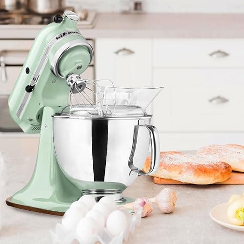 Acacia Wood Mixer Slider Mat for KitchenAid Stand Mixer Wooden Sliding Tray Compatible with Kitchen Aid 4.5-5 Qt Mixer thumbnail 2