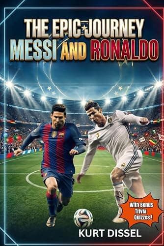 Soccer Books for Kids 8-12 - The Epic Journey of Lionel Messi and Cristiano Ronaldo: The tales of two amazing legends - Image 1