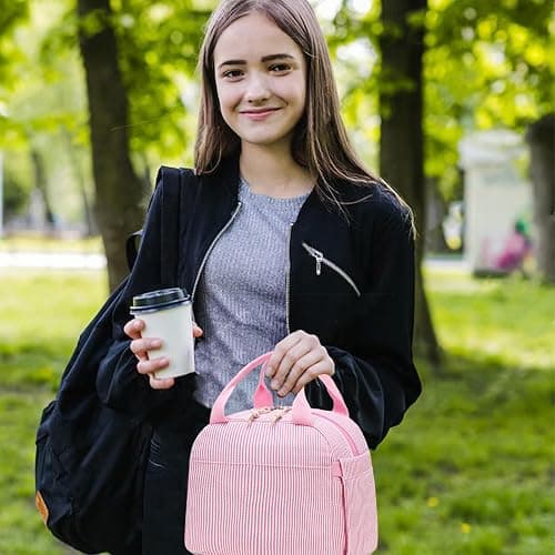 Bluboon Lunch Box for Women Cute Lunch Bag Reusable Insulated Lunch Bags Large Capacity Lunchbox Cooler for Work Picnic or Travel thumbnail 6