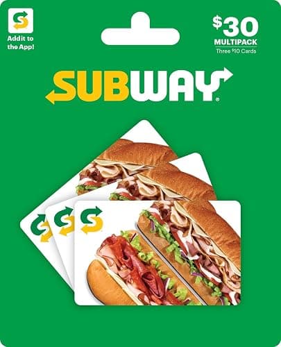 Subway MP Gift Card $30 - Image 1
