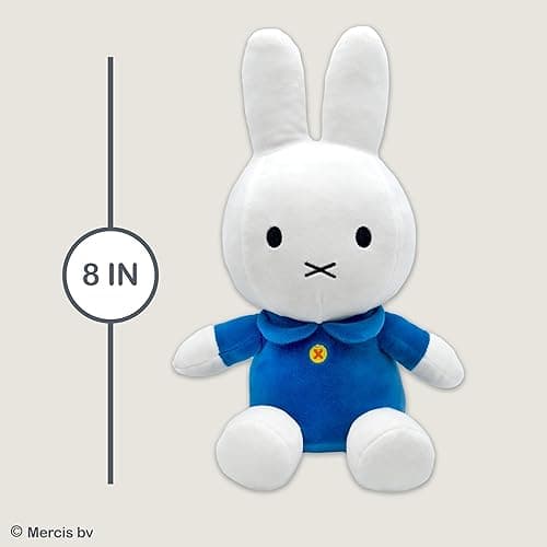 KIDS PREFERRED Miffy Plush Toy, 8 Inch Sitting Dutch Bunny Plush from Dick Bruna, Soft Boa Rabbit Bunny Stuffed Animal Plushie Doll for Girls and Boys thumbnail 4