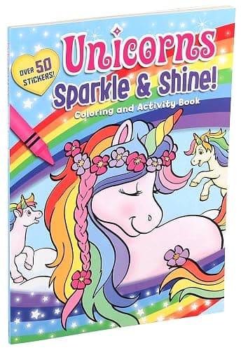 Unicorns Sparkle & Shine! Coloring and Activity Book (Coloring Fun) thumbnail 2