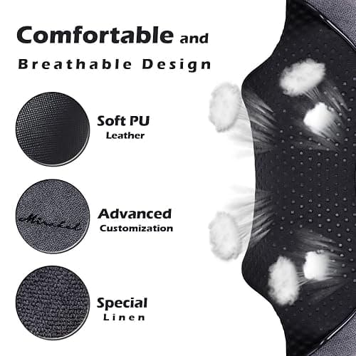 Mirakel Gifts for Women Men, Neck Massager for Pain Relief Deep Tissue, Electric Shiatsu Shoulder & Back Massager with Heat, Christmas Mom Dad Gifts for Wife Husband Her Him Fathers Day (NOT Cordless) thumbnail 7