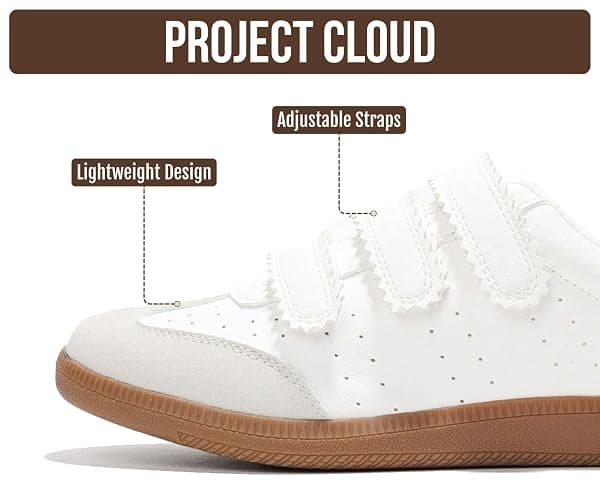 Project Cloud Sneakers for Women – Stylish & Comfortable Women's Fashion Sneakers with Memory Foam and Leather Insole – Non Slip & Lightweight Womens Shoes – Fashion Shoes for Women (Ysabelle) thumbnail 4