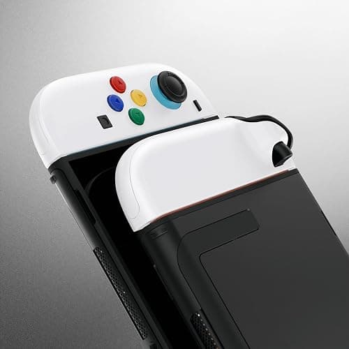 eXtremeRate DIY Replacement Shell Buttons for Joycon 2, Custom Housing Faceplate Case + Decorative Strips + ABXY Direction Keys + Tools for Nintendo Switch 2 Controller - Essence Version - White thumbnail 4