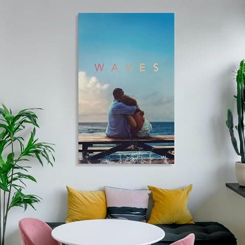 Waves 2019 Drama Romance Movie Poster Canvas Wall Art Decor Canvas Art Poster And Wall Art Picture Print Modern Family Bedroom Decor Posters 24x36inch(60x90cm) thumbnail 6