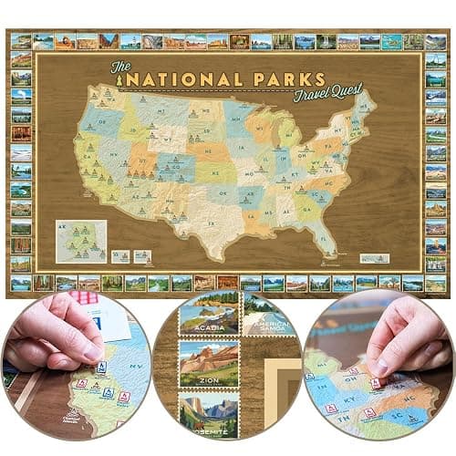 National Parks Travel Quest Poster - Image 1