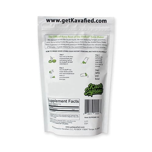 Kavafied KAVA Supreme - Noble Vanuatu Kava Root Powder (8oz) thumbnail 6