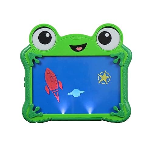 Disney Pixar Toy Story 5 Draw & Erase Lilypad Set - Frog Dry-Erase Glow Board & Travel Magnetic Pen Board, Create Art, Stencils & Markers, Kids 3+ thumbnail 7