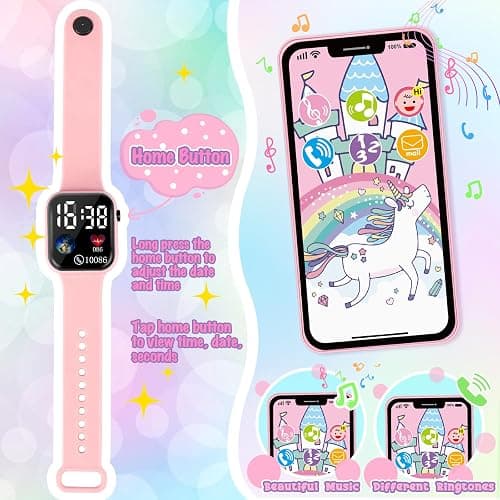 Oisacirg Play Purse 32PCS with Watch Makeup, Princess Toys for Girls 3-12 | Handbag, Phone, Bottle, Scarf Makeup Kit for Princess Role Play, Birthday Party, Mom-Daughter Fun, Multi-Scene Pretend Play thumbnail 4