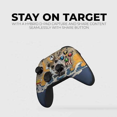 DreamController One Peice Custom X-box Controller Wireless compatible with X-box One/Series X/S Proudly Customized in USA with Permanent HYDRO-DIP Printing (NOT JUST A SKIN) thumbnail 5