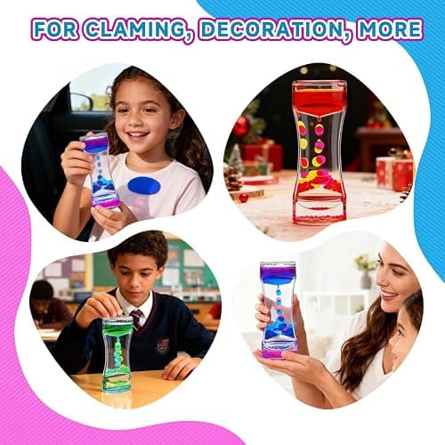 YUE MOTION Liquid Motion Bubbler - Stocking Stuffers for Kids - Sensory Fidget Desk Toy for Kids & Adults - Calming Visual Bubbler Toys for Classroom, Desk Decor, Stocking Stuffers thumbnail 5