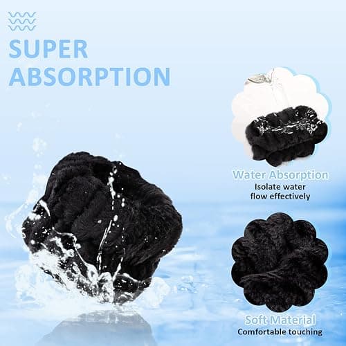 WHAVEL 6 Pairs Wrist Towels, Absorbent Spa Sweatbands to Prevent Liquid from Spilling Down Arms thumbnail 2