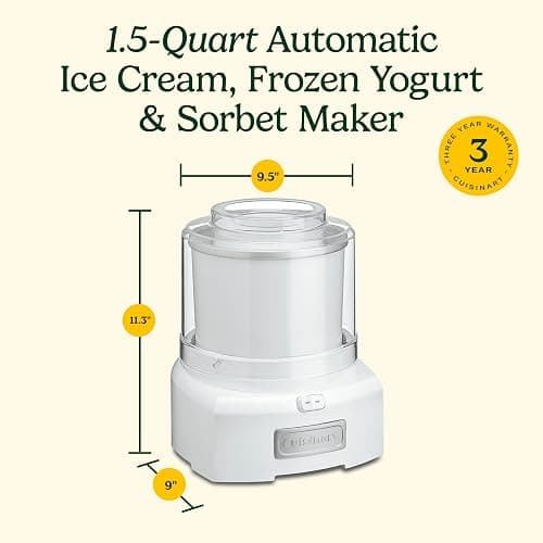 Cuisinart Automatic Frozen Yogurt-Ice Cream & Sorbet Maker (Pink) thumbnail 3