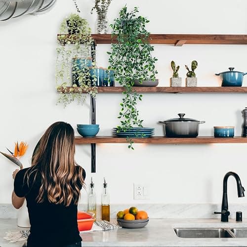 Freyalife 2pcs Fake Hanging Plants for Room Decor,Artificial Potted Plants Eucalyptus for Aesthetic Vintage Boho Home Office Living Bedroom Wall Patio Bathroom Bookshelf Christmas Indoor Outdoor Decor thumbnail 2