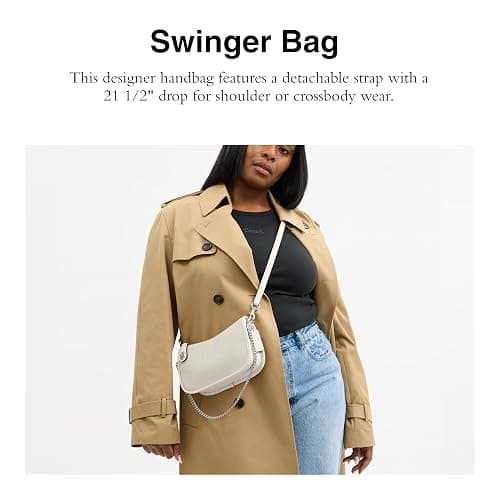 Coach Swinger Bag in Signature Jacquard thumbnail 2