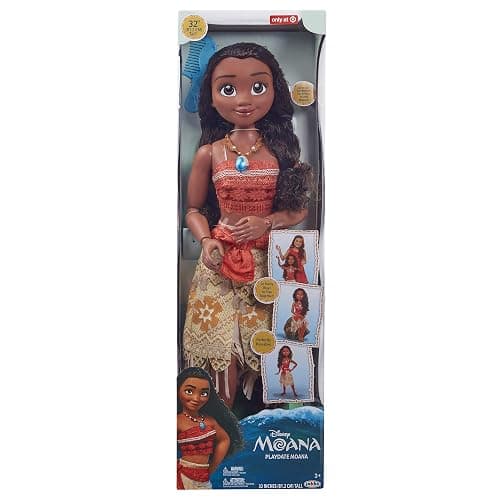 Disney Moana Doll 32" Tall Playdate Perfectly Poseable Doll, Includes Hair Comb, Playdate Moana Fashion Doll, Moana Doll Stands 32 Inches Tall! Great Gift for Girls thumbnail 7