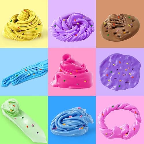 50 Pack Butter Slime Kit for Kids, Slime Toys for Boys & Girls, Scented DIY Slime Toy for Party Favor, Soft and Non-Sticky, Birthday Easter Gifts Prize for Girl Boys Kids 6 7 8 9 10 11 12 thumbnail 3