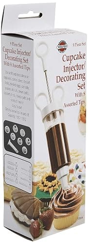 Norpro Cupcake Injector/Decorating Icing Set, 9-Piece Set, Stainless Steel, Multicolor thumbnail 7