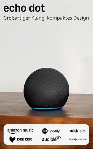 Echo Dot (Neueste Generation) | Smarter WLAN- und Bluetooth-Lautsprecher mit Alexa und gigantischem, sattem Klang | Anthrazit thumbnail 7