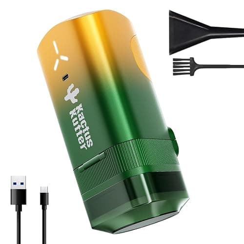 KactusKutter K2 Pro Electric Kitchen Grinder Automatic 3g Portable Spice Mill, Battery Powered Rechargeable Grinder For Kitchen Grinding up to 3 Grams - Gradient Green - Image 1