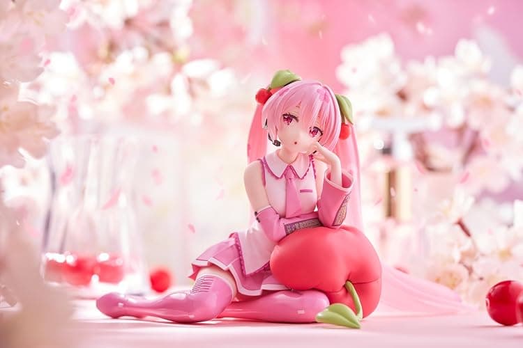 Taito-Sakura Miku Desktop Cute Figure (Cherry Cushion Ver.) thumbnail 7