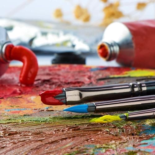 Transon Artist Paint Brush Set of 12 for Watercolor Acrylic Gouache Oil and Tempera Painting thumbnail 8