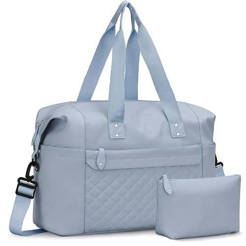 Pritent Travel Duffle Bag, Weekender Overnight Personal Item Carry On Bag | Waterproof Duffel Bag, with Toiletry Bag, Removable Strap, Hospital Bag for Labor Delivery, Airplane Travel, Gym thumbnail 8