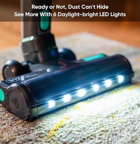 Wyze Cordless Vacuum S with 20Kpa Powerful Suction, Lightweight Stick with HEPA Filter, 300W Powerful Brushless Motor, 40mins Runtime for Home Hard Floor Carpet Pet Hair thumbnail 4