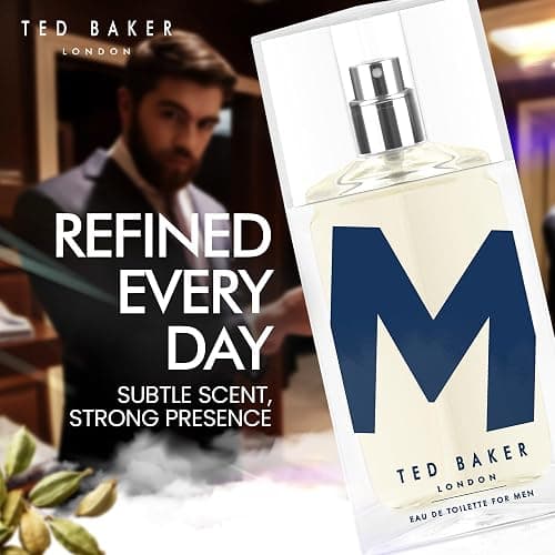 Ted Baker M EDT, Unique Notes of Tonka Bean and Sensual Musk with a Rich Woody Base, Mark of Distinction, Man Eau de Toilette, 75ml - 75 ml (Pack of 1) thumbnail 9