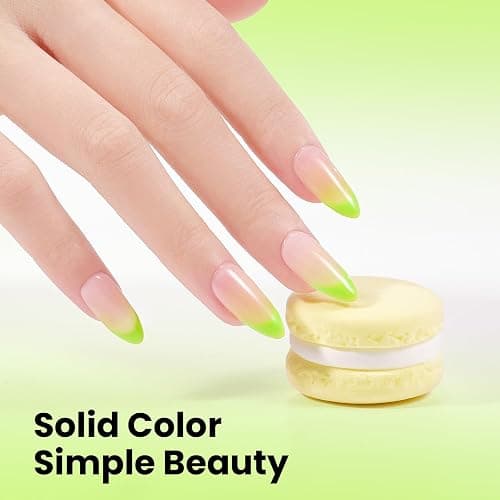 Beetles Neon Green Gel Nail Polish - NeonTide 15ML Full Size/0.51Fl Oz, Hema Free Neon Gel Nail Polish,Soak Off UV LED Lamp Summer Nails Art, Manicure Salon DIY Neon Nails thumbnail 3