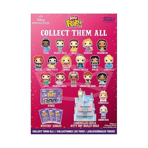 Funko Pop! Bitty Countdown Calendar: Disney Princess - 24 Days of Surprises - Collectible Vinyl Mini Figures - Mystery Box - Gift Idea - Holiday Present for Kids - Christmas or Birthday Countdown thumbnail 6